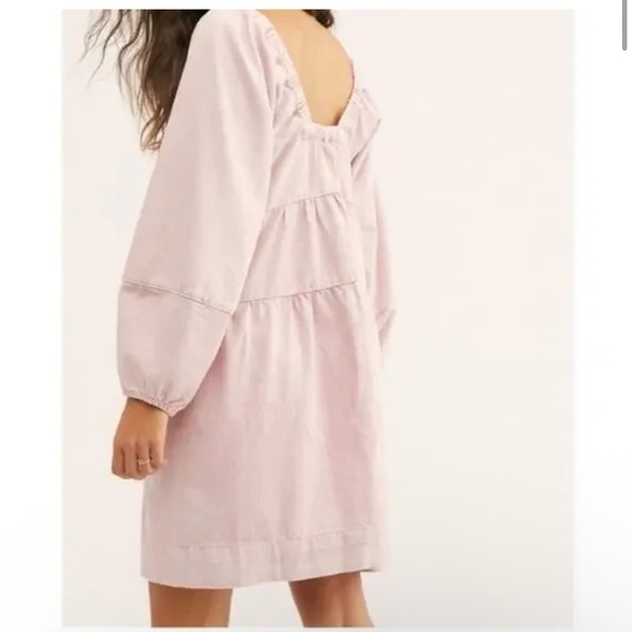 Free people Tiered Pink dress - Picture 4 of 6